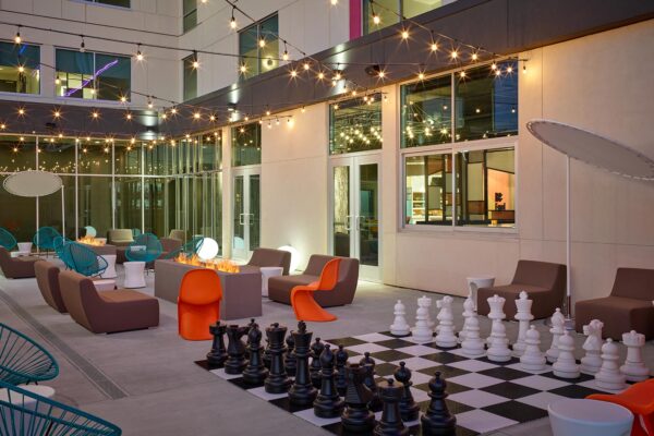The Backyard which is a part of the W XYZ Lounge