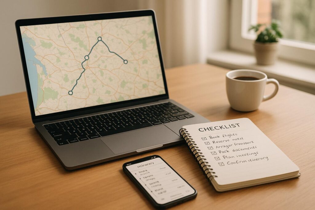 Checklist for Regional Business Travel Planning