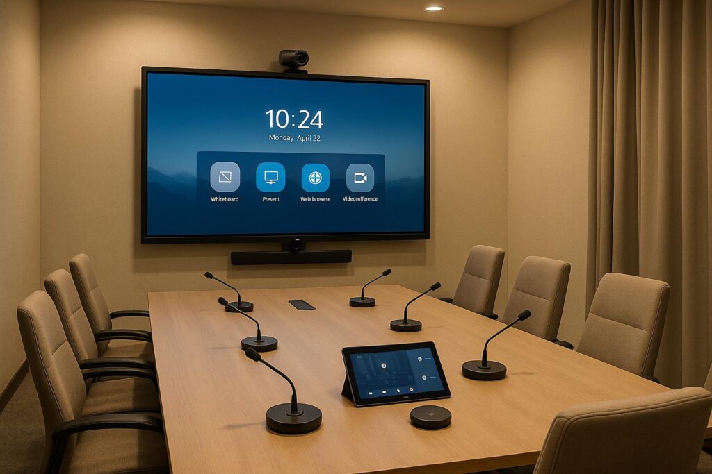 Top 5 AV Technologies for Hotel Meeting Rooms