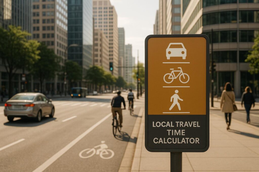 Local Travel Time Calculator