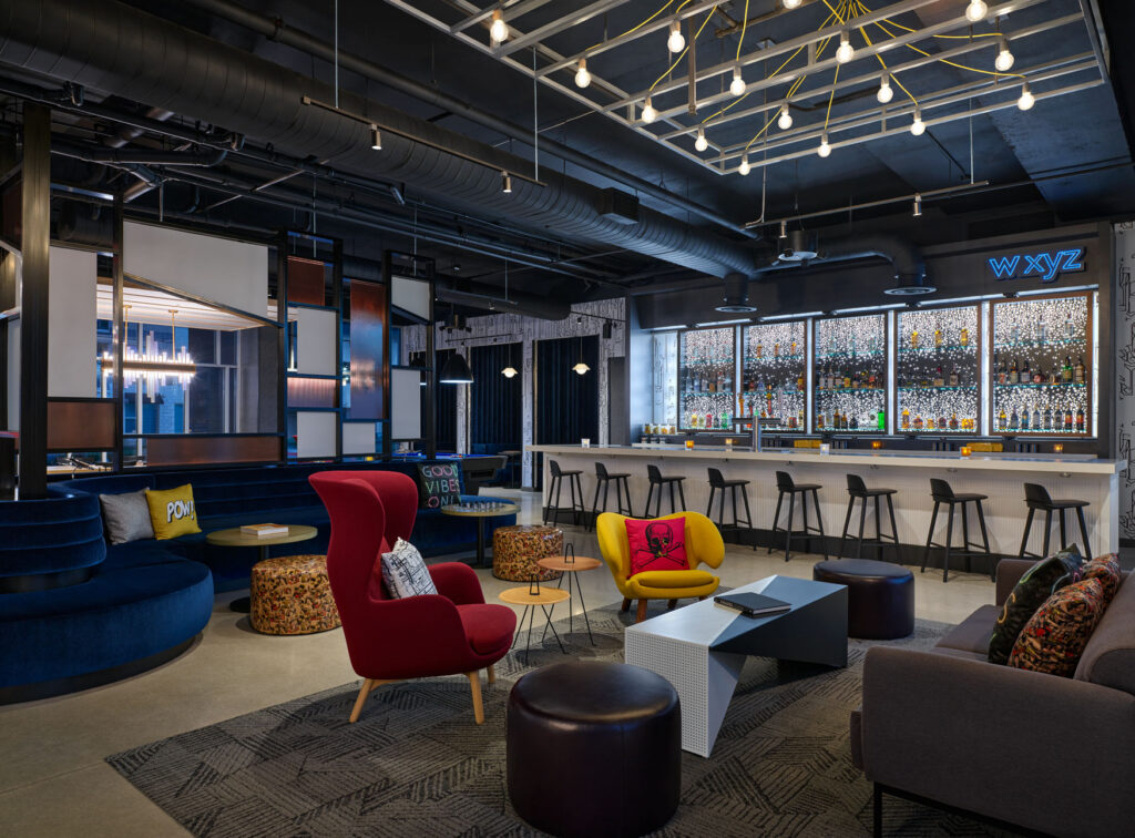 W XYZ Lounge at Aloft Trophy Club near AT&T Stadium north DFW